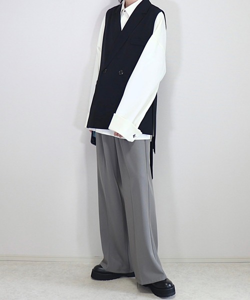「Loose/ルース」 ベスト L グレー系その他 メンズ
