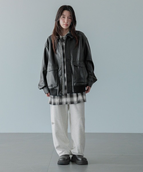 LOWRYSFARM レザージャケット LOWRYS FARM｜【UNISEX】フェイクレザーブルゾン | Rakuten Fashion