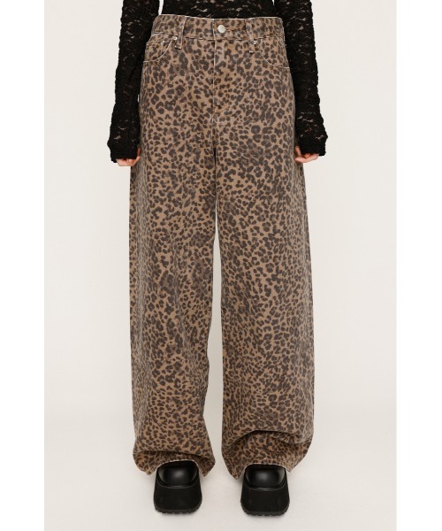 SLY ジーンズ デニム デニムパンツ LEOPARD WIDE LEG PT-D
