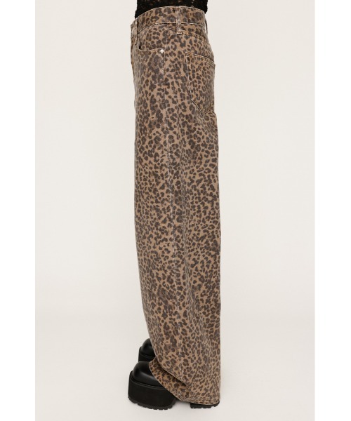 SLY ジーンズ デニム デニムパンツ LEOPARD WIDE LEG PT-D