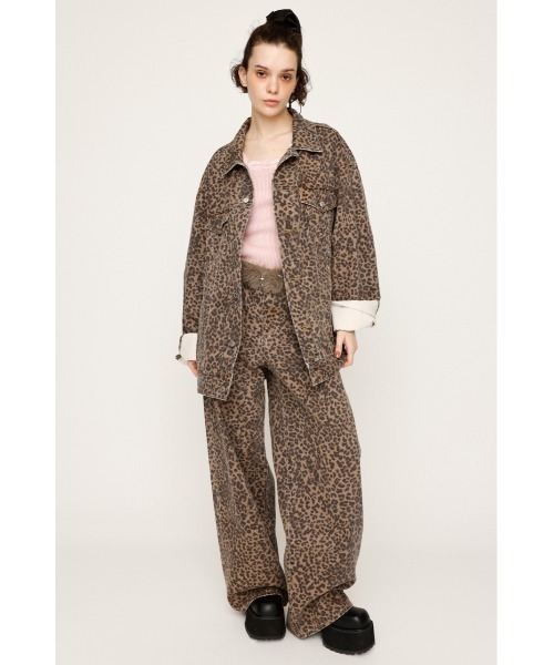 SLY JEANS ワイドデニム 中古・古着通販】SLY (スライ) ダメージ加工ワイドデニムパンツ
