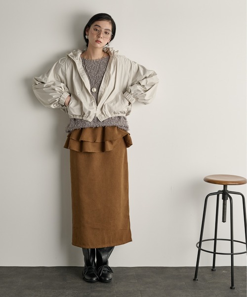 極美品 ラシュモン ミリタリーブルゾン ワイドスリーブ ベージュカーキ 日本製 Maison MIHARA YASUHIRO ONLINE STORE（ミハラヤスヒロオンライン