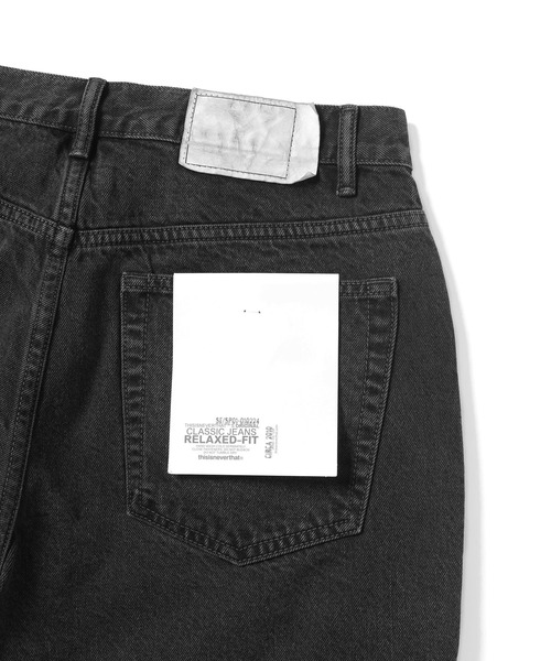 「thisisneverthat」 デニムハーフパンツ L ブルー メンズ