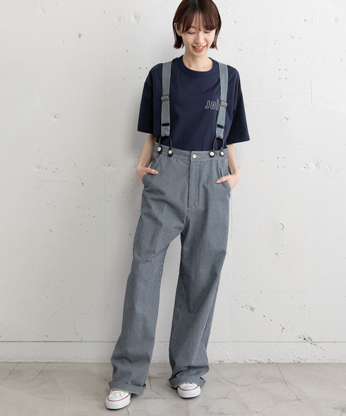 POU DOU DOU（プードゥドゥ） パンツ サスペンダー付きストレート