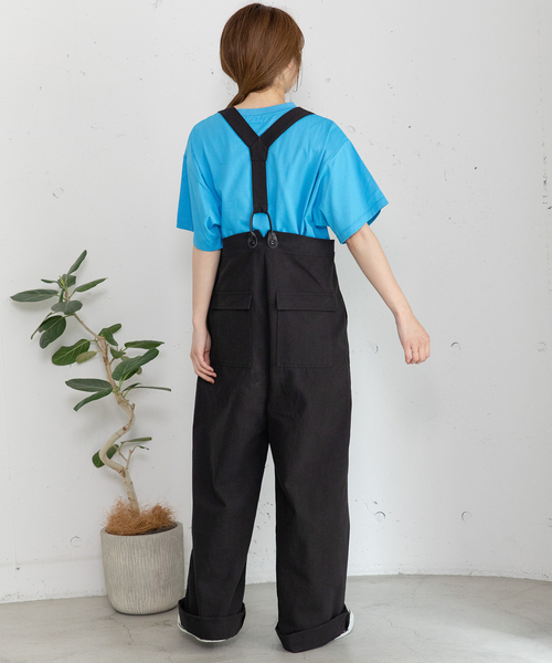 POU DOU DOU（プードゥドゥ） パンツ サスペンダー付きストレート
