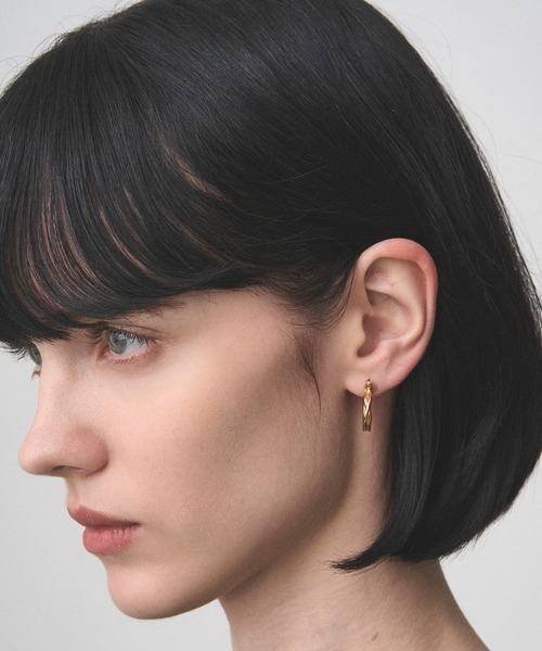 JUHA ピアス PIERCE - CROSS GOLD メンズ レディース : ZOZOTOWN