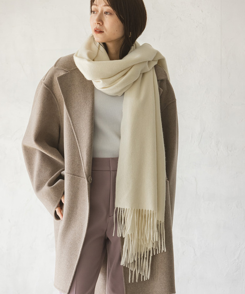 NOBLE（ノーブル） ストール FREE ベージュ レディース : ZOZOTOWN