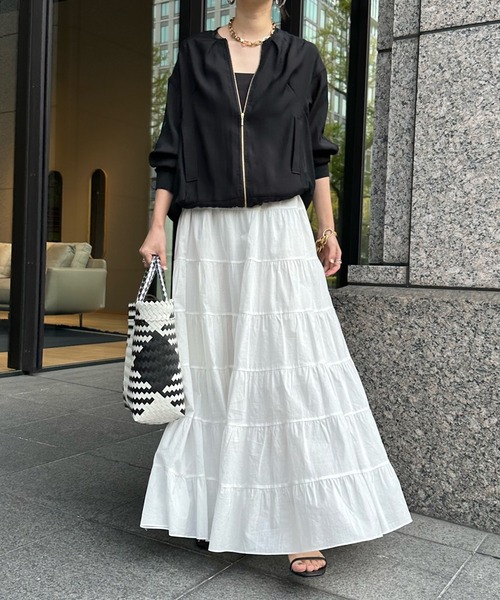 DouDou（ドゥドゥ） ジップアップブルゾン FREE オフホワイト