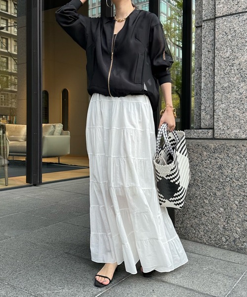 DouDou（ドゥドゥ） ジップアップブルゾン FREE オフホワイト