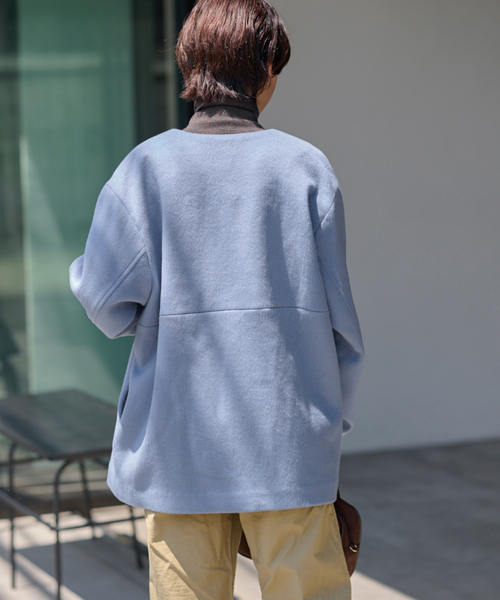 ノーカラーコート JOURNAL STANDARD relume ノーカラーライトショートコート（ノーカラーコート）｜JOURNAL