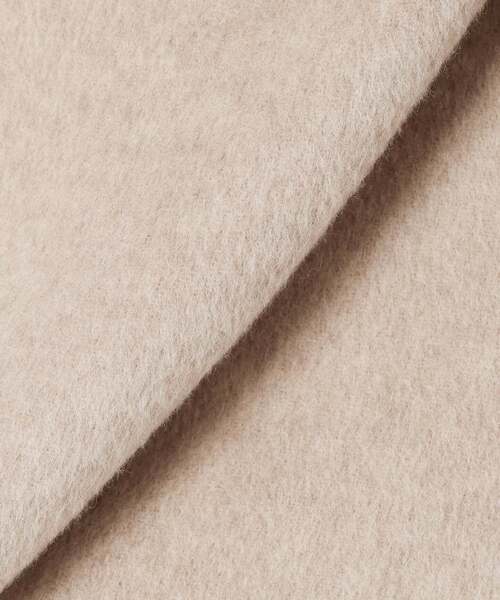 ジャーナルスタンダードレリューム◆スーパーファインビーバークルーネックコート 黒 JOURNAL STANDARD relume（ジャーナルスタンダード レリューム）の