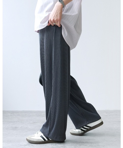 reca（レカ） パンツ ストライププリーツパンツ レディース : ZOZOTOWN