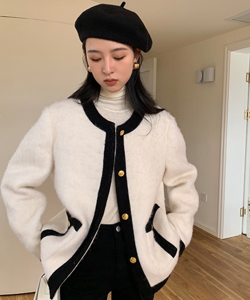 Fano Studios」 ノーカラージャケット S ホワイト レディース