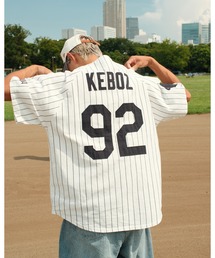 KEBOZ（ケボズ） シャツ CLASSIC BASEBALL JERSEY メンズ : ZOZOTOWN