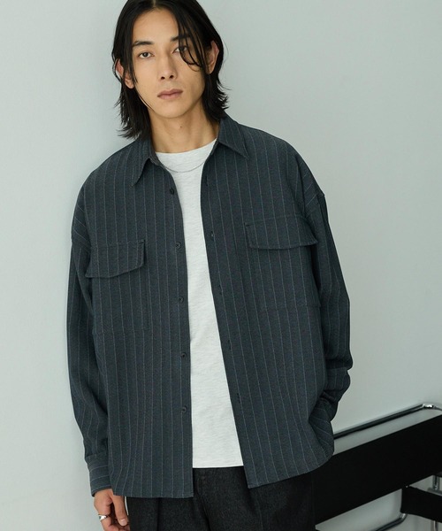 EMMA CLOTHES（エマクローズ） シャツ 「セットアップ対応」ウール