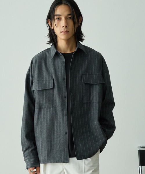 EMMA CLOTHES（エマクローズ） シャツ 「セットアップ対応」ウール