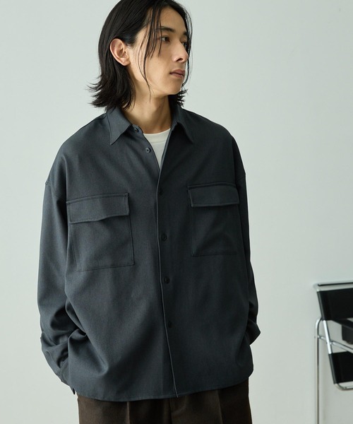 EMMA CLOTHES（エマクローズ） シャツ 「セットアップ対応」ウール