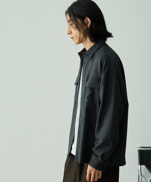 EMMA CLOTHES（エマクローズ） シャツ 「セットアップ対応」ウール