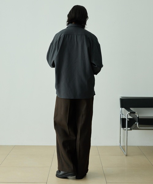 EMMA CLOTHES（エマクローズ） シャツ 「セットアップ対応」ウール