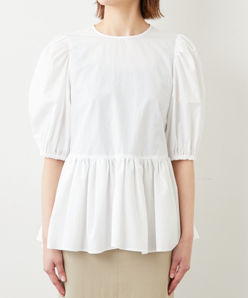 「GALLARDAGALANTE」 半袖ブラウス FREE レッド レディース_画像2