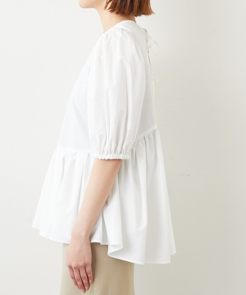 「GALLARDAGALANTE」 半袖ブラウス FREE レッド レディース_画像3