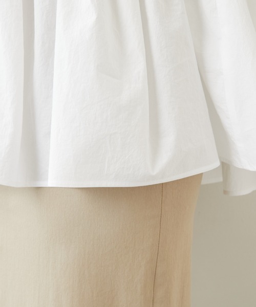 「GALLARDAGALANTE」 半袖ブラウス FREE レッド レディース_画像6