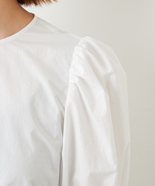 「GALLARDAGALANTE」 半袖ブラウス FREE レッド レディース_画像7