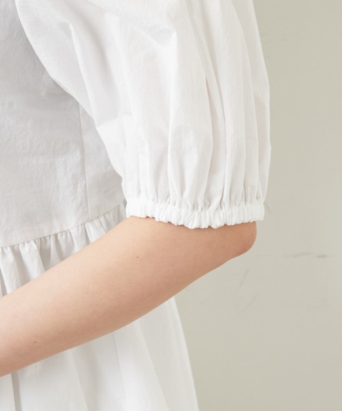 「GALLARDAGALANTE」 半袖ブラウス FREE レッド レディース_画像9