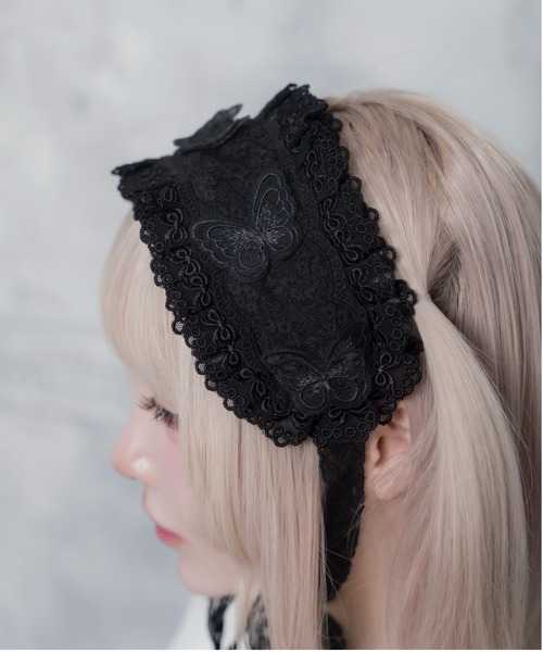 mine by LAFARY レースチュールヘッドドレス : ZOZOTOWN Yahoo!店