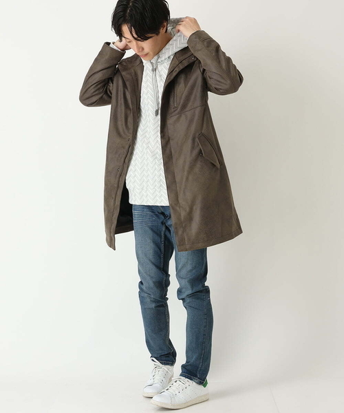 「MK MICHEL KLEIN HOMME 」 コート 48 アイボリー メンズ_画像4