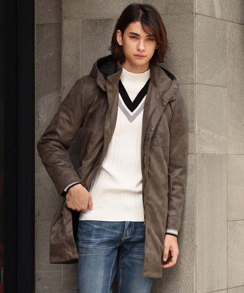 「MK MICHEL KLEIN HOMME 」 コート 48 アイボリー メンズ_画像9