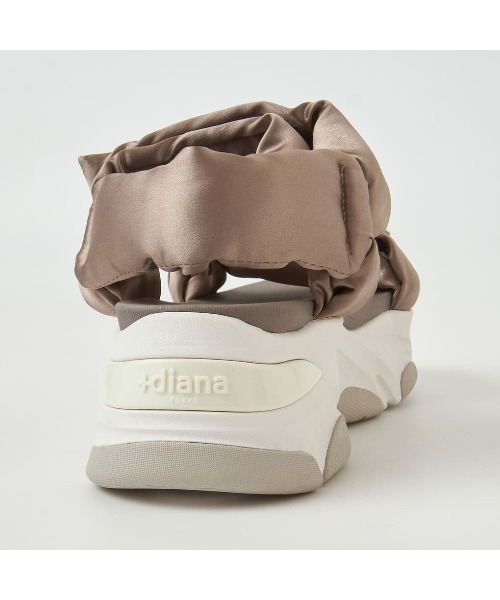 「+diana」 フラットサンダル S ブラック レディース_画像2