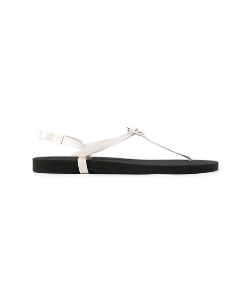 「BEAUTIFUL SHOES」 フラットサンダル LARGE オフホワイト レディース_画像6