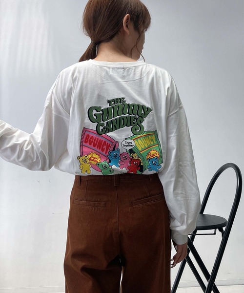 AS KNOW AS（アズノゥアズ） tシャツワンポイントロゴ刺繍 ベアグミ