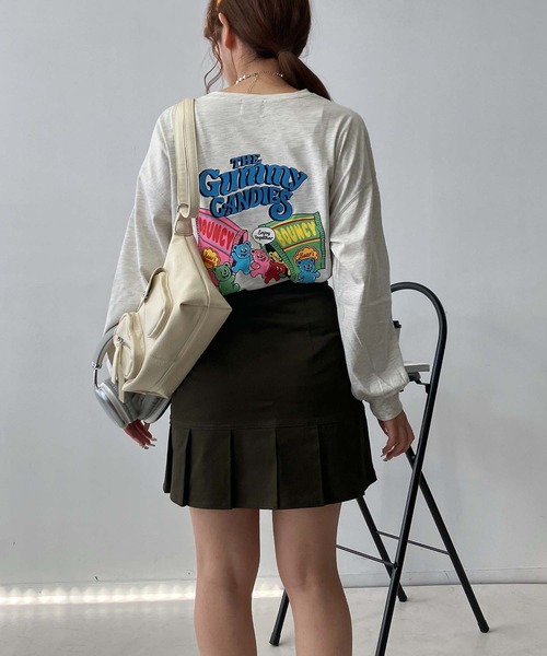 AS KNOW AS（アズノゥアズ） tシャツワンポイントロゴ刺繍 ベアグミ