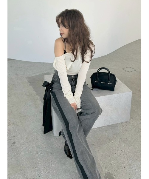 FRAY I.D（フレイ・アイディー） ジーンズ デニム デニムパンツ リボン