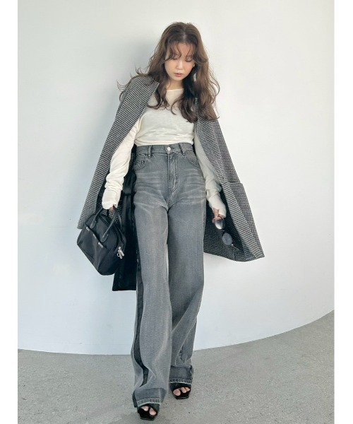 FRAY I.D（フレイ・アイディー） ジーンズ デニム デニムパンツ リボン