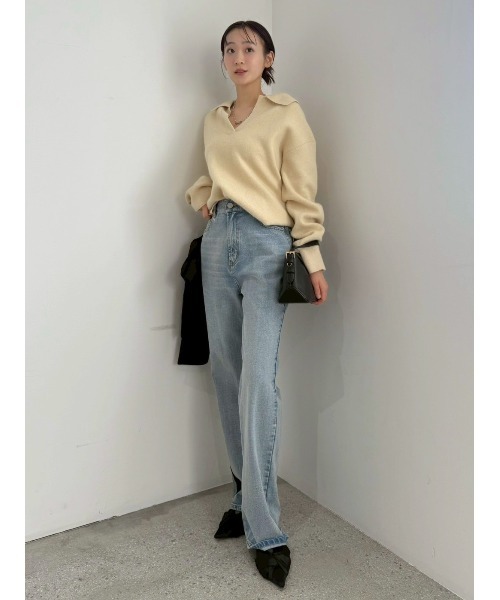 FRAY I.D（フレイ・アイディー） ジーンズ デニム デニムパンツ リボン