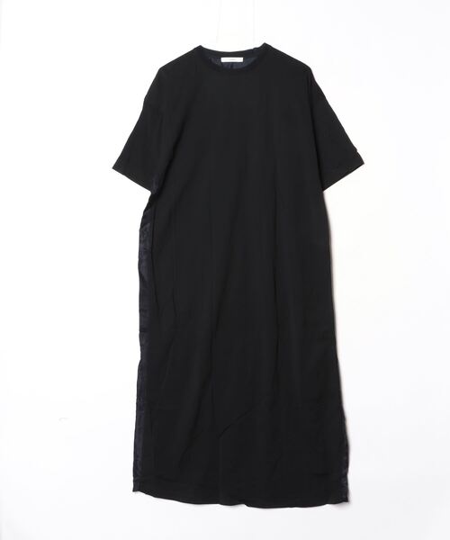 ASTRAET（アストラット）クルーネック マキシワンピース　BLACK ASTRAET（アストラット） 半袖ワンピース FREE ブラック レディース