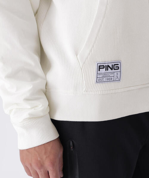 ブルゾン アウター 「PING APPAREL」リバーシブルフルジップニットブルゾン 「GOLD」 (MENS) メンズ_20