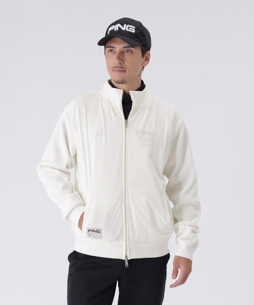 PING リバーシブルウェア L PING APPAREL】リバーシブルフルジップニットブルゾン ＜GOLD＞ (MENS