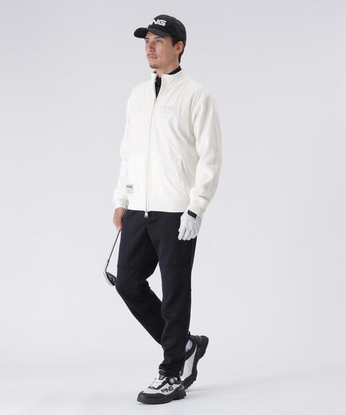 PING リバーシブルウェア L PING APPAREL】リバーシブルフルジップニットブルゾン ＜GOLD＞ (MENS