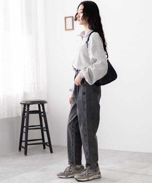 「WEGO」 デニムパンツ LARGE ライトインディゴブルー レディース_画像4