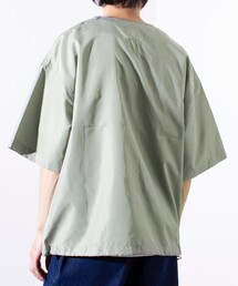 「TAION」 半袖Tシャツ L セージグリーン メンズの画像4