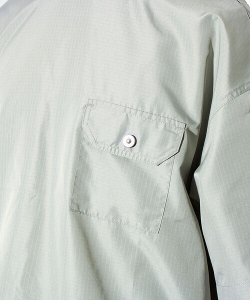 「TAION」 半袖Tシャツ L セージグリーン メンズの画像8