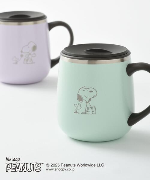 212 KITCHEN STORE タンブラー PEANUTS 蓋つきステンレスマグShort
