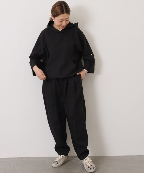 「JOURNAL STANDARD LUXE」 イージーパンツ MEDIUM ブラウン レディース_画像2