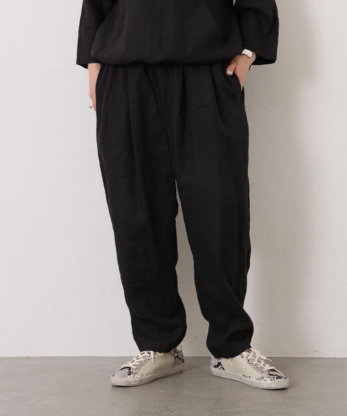 「JOURNAL STANDARD LUXE」 イージーパンツ MEDIUM ブラウン レディース_画像3