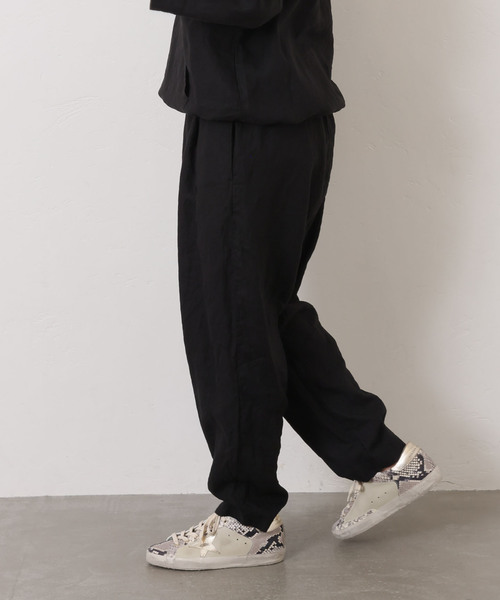「JOURNAL STANDARD LUXE」 イージーパンツ MEDIUM ブラウン レディース_画像4