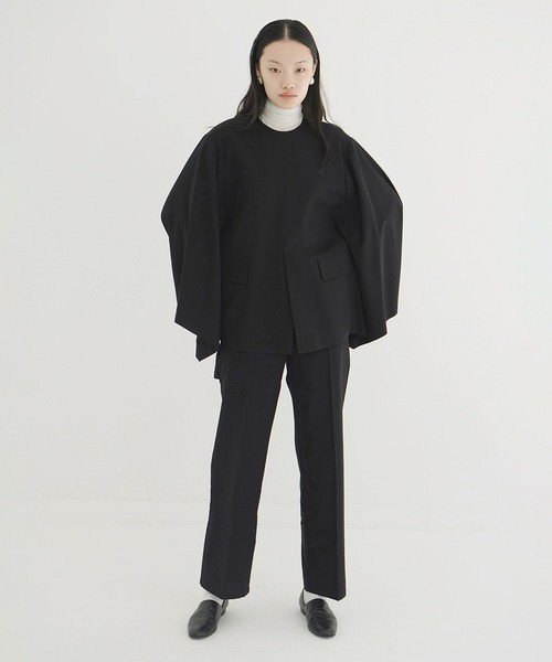 CLANE（クラネ） JACKET DETAIL CAPE TOPS レディース : ZOZOTOWN